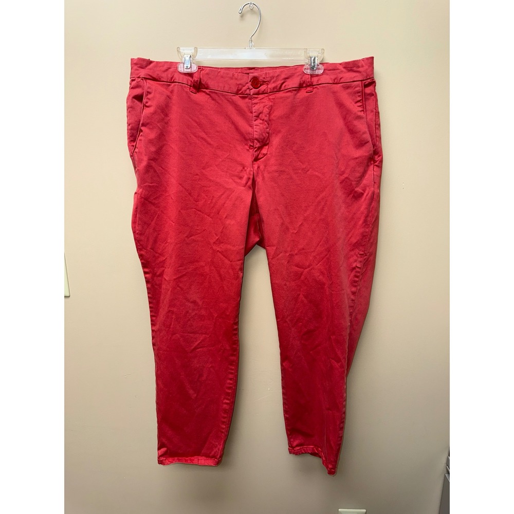 Kut from the Kloth Diana Skinny  Pants Red Women Size 20W Plus Size